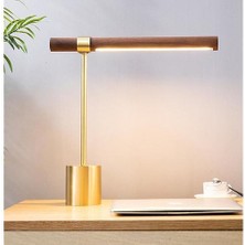 YHome Italya Tasarımcı Masa Lambası Modern LED Gece Masa Lambaları Oturma Odası Yatak Odası Çalışma Masası Dekor Işıkları Ev Ahşap Başucu Lambası (Yurt Dışından)