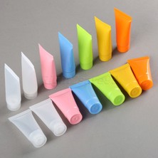 Danlu 10ML Sırlı Pp 5 Adet Kozmetik Yumuşak Tüp 5ML/10ML Plastik Losyon Kapları Boş Makyaj Sıkma Tüpü Doldurulabilir Şişeler Emülsiyon Krem Ambalajı (Yurt Dışından)
