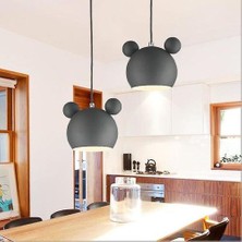 YHome LED Alüminyum Karikatür Duvar Sconce, Ahşap Base E27 Ampul Duvar Sconce Çocuk Odası, Yatak Odası (Yurt Dışından)