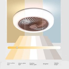 YHome Fanlı Ev Tavan Lambası, Ultra Ince Fan Lambası, Iskandinav Modern Basit Lamba, 220V 2.4g Promise+App (Yurt Dışından)