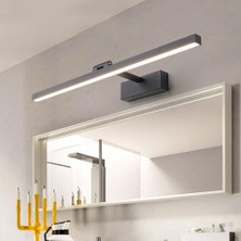 YHome 9W Siyah LED Uzun Ayna Ön Işık, 40 cm Pikap Makyaj Duvar Işığı Banyo, Toz Odası (Yurt Dışından)