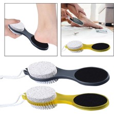 Danlu Gri 4 In 1 Ayak Pedikür Araçları Temizleme Fırçası Ponza Taşı Ayak Scrubber Fırça Ev Ayak Bakımı Salon Ayaklar Için Ölü Cilt Sökücü (Yurt Dışından)