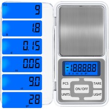 500G 0.01G 200G/300G/500G x 0.01G /0.1g Mini Elektronik Dijital Denge LCD Ekran Arkadan Aydınlatmalı Takı Tartı (Yurt Dışından)