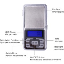 500G 0.01G 200G/300G/500G x 0.01G /0.1g Mini Elektronik Dijital Denge LCD Ekran Arkadan Aydınlatmalı Takı Tartı (Yurt Dışından)