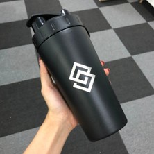 Beyaz Özel Logo Özel Logo Paslanmaz Çelik Protein Çalkalayıcı Karıştırma Topu ile Bpa Ücretsiz Su Şişesi Sızdırmaz Spor Salonu Tumbler Mikser Spor Içecek Şişesi (Yurt Dışından)