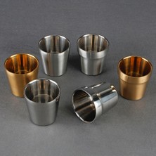 D 260ML 304 175/260ML Paslanmaz Çelik Bira Bardakları Ev Ofis Metal Su Içecekleri Kahve Tumbler Çay Süt Kupalar Mutfak Drinkware (Yurt Dışından)