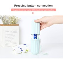 Bej 51-100ML Basit Iskandinav Seyahat Taşınabilir Yıkama Bardak Organizatör Banyo Plastik Diş Fırçası Tutucu Depolama Organizatör Bardak Banyo Setleri (Yurt Dışından)