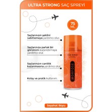 Morfose Saç Spreyi Turuncu Ultra Strong 75 ml Seyahat Boy 2 Adet