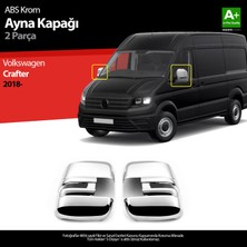 S-Dizayn Volkswagen Crafter Abs Krom Ayna Kapağı 2 Prç. 2018 Üzeri A+ Kalite