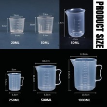 250ML 20-1000ML Ölçüm Kabı Gıda Sınıfı Plastik Ölçüm Sürahisi Kek Pişirme Aracı Terazi Karıştırma Kabı Ev Mutfak Ölçüm Araçları (Yurt Dışından)