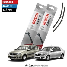 Bosch Dacia Logan 2013 Model Bosch Aeroeco Muz Silecek Takımı