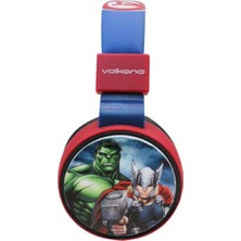 Marvel Avengers Yenilmezler Bluetooth Kulaklık Kablosuz Çocuk Kulaklığı Lisanslı Mv-1006-av