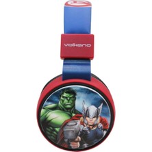 Marvel Avengers Yenilmezler Bluetooth Kulaklık Kablosuz Çocuk Kulaklığı Lisanslı Mv-1006-av