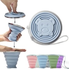 Yeşil 270 ml Katlanır Bardak Katlanabilir Katlanabilir Teleskopik Silikon Su Şişesi Açık Seyahat Çocuk Bardak Çay Fincanı Ware Sürahi Içecek Su Copa (Yurt Dışından)