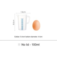 100 ml Shımoyama Plastik Ölçüm Fincan Mutfak Pişirme Mezun Sıvı Kabı Şeffaf Dekantör Şişe Ağzı Kek Karıştırma Fincan Kek Araçları (Yurt Dışından)