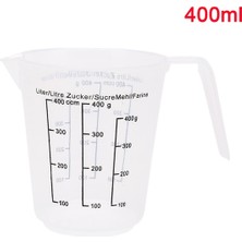 400ML Mutfak Ölçüm Kabı Pp Plastik Koni Ölçüm Kabı Yuvarlak Dijital Kalın Saplı Mutfak Aracı Yemek Pişirmek Için 250/500/1000ML (Yurt Dışından)