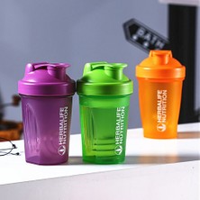 Mor Spor Shaker Şişesi 500 ml Protein Tozu Karıştırma Şişesi Spor Fitness Salonu Shaker Açık Taşınabilir Pp Su Şişesi Botella Agua (Yurt Dışından)