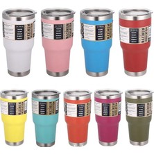 30OZ Meyve Yeşili 3 Logo 30OZ 20OZ Paslanmaz Çelik Bardaklar Yetys Su Şişesi Şişesi Seyahat Cam Kahve Kupa Çift Duvar Termos 30/20 Oz Araba Bardakları (Yurt Dışından)