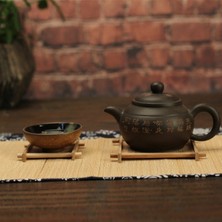 A2 (Tip 2)8.8x8.8x1 Bambu Fincan Altlığı Çok Tasarım Yalıtımlı Coaster Çay Fincanı Mat Çay Masası Dekorasyon Japonya Teaism Dekoratif (Yurt Dışından)