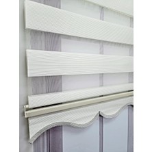 Bbb Mikro Pliseli Stor Zebra Perde Krem Mz484