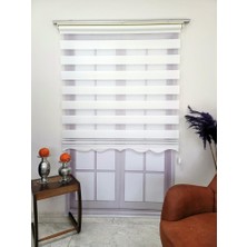 Bbb Mikro Pliseli Stor Zebra Perde Beyaz Mz483