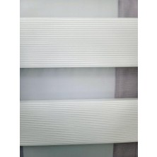 Bbb Mikro Pliseli Stor Zebra Perde Beyaz Mz483