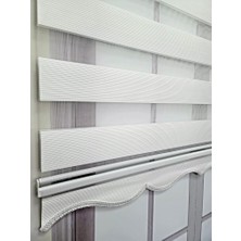 Bbb Mikro Pliseli Stor Zebra Perde Beyaz Mz483