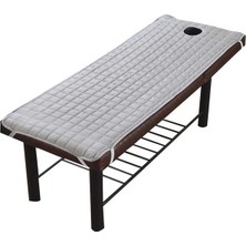 2Danlu Gri Boyut L Kaymaz Çarşaf Spa Tedavisi Güzellik Masaj Salonu Masa Yatak Çarşafı Kapak Yatak Levha Ped Mat Yüz Delikli 185*70 CM/190*80 cm (Yurt Dışından)