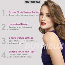 2Danlu Siyah Abd Plug Dyson Airwrap 5 In 1 Saç Kurutma Makinesi Sıcak Tarak Seti Profesyonel Bukle Makinesi Saç Düzleştirici Şekillendirici Aracı Saç Kurutma Makinesi Ev (Yurt Dışından)