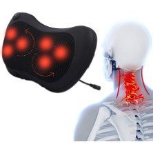 2Danlu 6 Kafaları Masaj Boyun Araba Ev Servikal Masaj Boyun Geri Bel Vücut Elektrikli Çok Fonksiyonlu Masaj Yastığı Kol Ayak Kızılötesi Isıtmalı (Yurt Dışından)