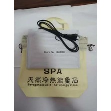 2Danlu 5 Adet Taşlar 220V Elektrikli Isıtma Çantası Volkanik Taş Masajı Enerji Volkanik Taş Boncuk Doğal Sıcak Lav Masaj Taşı Spa Relax (Yurt Dışından)