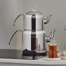 Karaca Esme Indüksiyon Tabanlı Çaydanlık Takımı Mega Platin