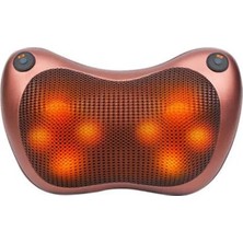 2Danlu 8 Top Gevşeme Masaj Yastığı Elektrikli Omuz Boyun Kızılötesi Isıtma Masaj Araba Ev Shiatsu Masaj Aracı Stres Rahatlatmak Yastık (Yurt Dışından)