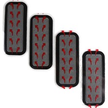 2Danlu 4 Adet Set 6.3X15.2 cm Yedek Jel Abs Spor Karın Fitness Kemeri Eğitmen Stimülatörü Masaj Ekipmanları Vücut Egzersiz Aksesuarları Jel (Yurt Dışından)