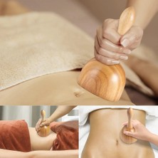 2Danlu 2 Ahşap Terapi Masajı Anti-Selülit Gua Sha Aracı Derin Doku Relax Masaj Vücut Yüz Kaldırma Maderoterapia Rulo (Yurt Dışından)