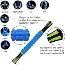 2Danlu Kırmızı Yoga Kas Masaj Rulo Spor Yaralanması Spor Salonu Vücut Bacak Tetik Noktası Kas Gevşeme Masaj Aracı Sağlık Tedavisi Bakım (Yurt Dışından)