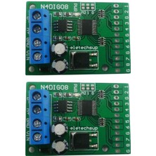 2x 8ch Giriş/çıkış Dijital Anahtarı Ttl Lvttl Cmos RS485 Io Kontrol Plc Rölesi Için Modbus Rtu Kartı, (Pin Yok) (Yurt Dışından)