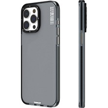 YoungKit YoungKit iPhone 15 Pro Kılıf Pürüzsüz Düz Arka Yüzey Youngkit Crystal Color Serisi Kapak Siyah