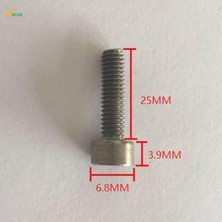 10 Adet Dayanıklı M4X25 Titanyum DIN912 Altıgen Soket Başlı Cıvata Vidası (Yurt Dışından)