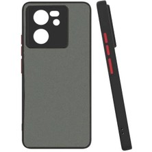 Case Street Casestreet Xiaomi Mi 13T 13T Pro Kılıf Hux Kamera Korumalı Silikon Siyah