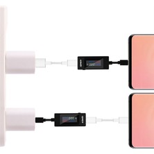 Kowsı KWS-065C Type-C Usb-C 4-30V Gerilim Ölçer Zamanlama Ampermetre Dijital Monitör USB Şarj Test Cihazı Güç Ölçer Gerilim Test Cihazı Akım (Yurt Dışından)