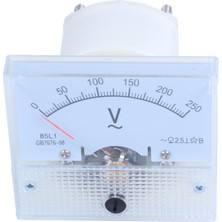 Analog 85L1 Ac 250 V Panel Metre Voltmetre Ölçüm Cihazı Kurulum Ekipmanı (Yurt Dışından)