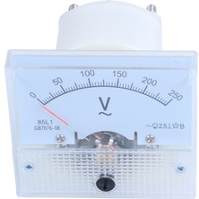 Analog 85L1 Ac 250 V Panel Metre Voltmetre Ölçüm Cihazı Kurulum Ekipmanı (Yurt Dışından)