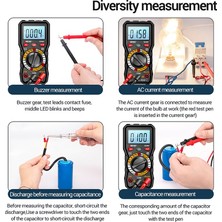 Aneng SZ302 Dijital Multimetre 2000 Sayım Gerilim Test Cihazı Arka Işık Parlak Ekran Akım Ölçme Ölçer Aracı Ncv Temassız Indüksiyon (Yurt Dışından)