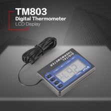 TM803 Dijital Termometre Buzdolabı Dondurucu Akvaryum Kutusu Alarmı (Yurt Dışından)