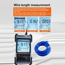 ET618 LCD Ekran Analogları ile Ağ Kablosu Test Cihazı Dijital Arama Poe Test Kablosu Tel Haritası Test Cihazı Kimlik Eşleme Aracı(A) (Yurt Dışından)