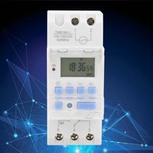 100-130V Ac 16A Haftalık 12/24SAAT Zamanlayıcı Anahtarı LCD Açma Kapama Kontrol Programlanabilir Zaman Rölesi (Yurt Dışından)