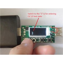 Qualcomm Qc2.0/qc3.0 Gerilim Akım Ölçer Telefonu Için 2x Qc Adaptör Test Cihazı Otomatik Algılama Test Cihazı (Yurt Dışından)