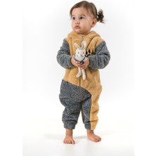 Bebesev Welsoft Peluş Unisex Kışlık Bebek Takımları Çocuk Giyim Bebek Kıyafeti çocuk kostümü Welsoft Takım