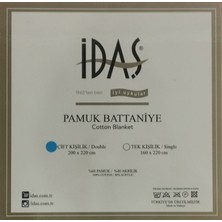 İdaş Çift Kişilik Pamuk Battaniye 200X220 cm
